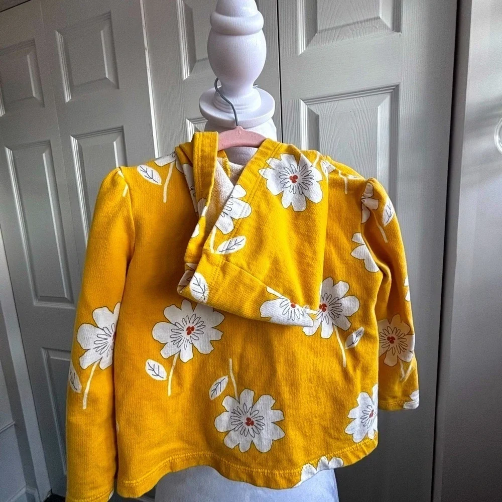 CARTER’S Yellow Floral Cardigan